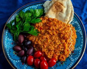 طرز تهیه میرزا قاسمی روی ذغال یا در فر